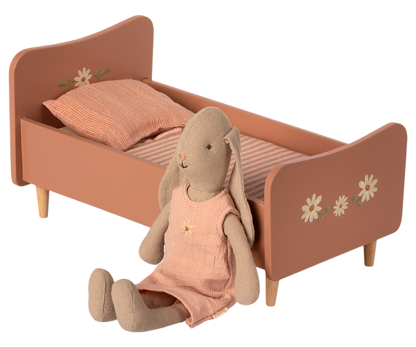 Cama de madera MINI - rosa