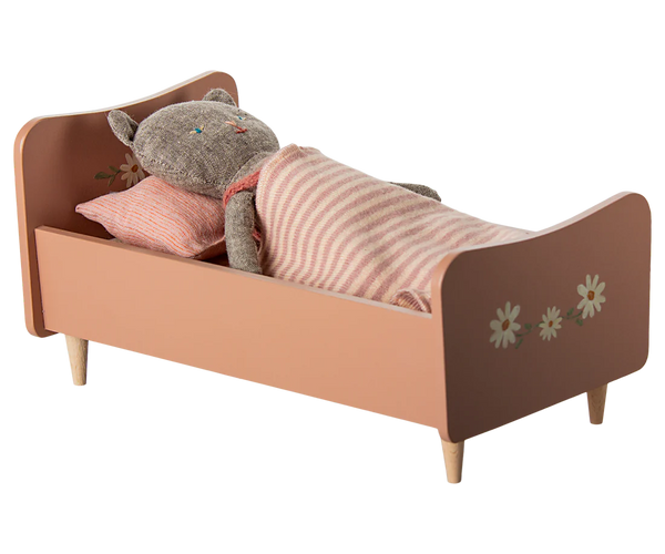 Cama de madera MINI - rosa