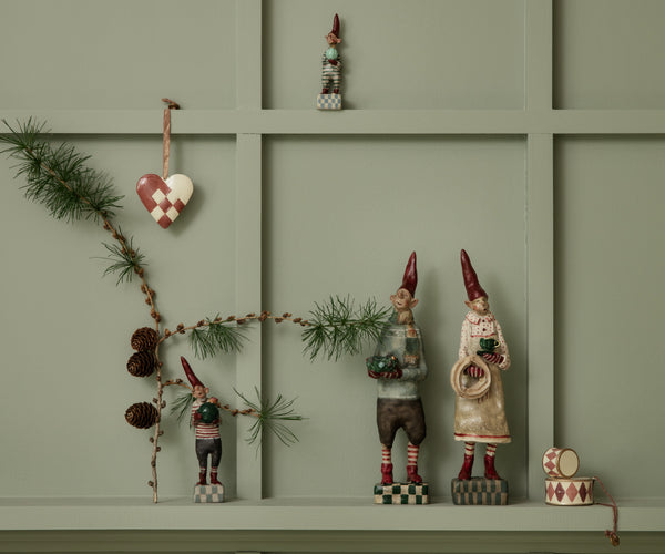 Figura elfo de Navidad - Grand Noël, No. 10